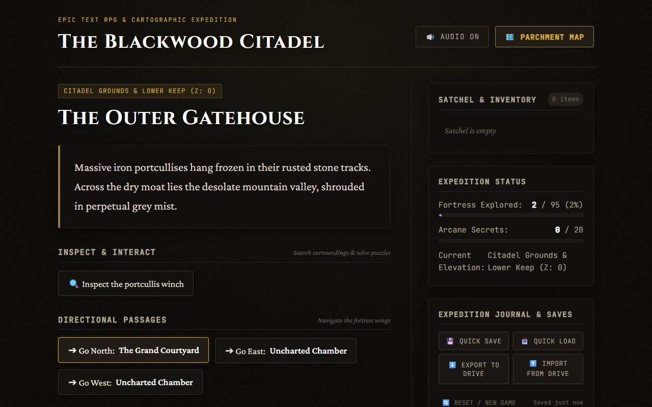 The Blackwood Citadel - RPG