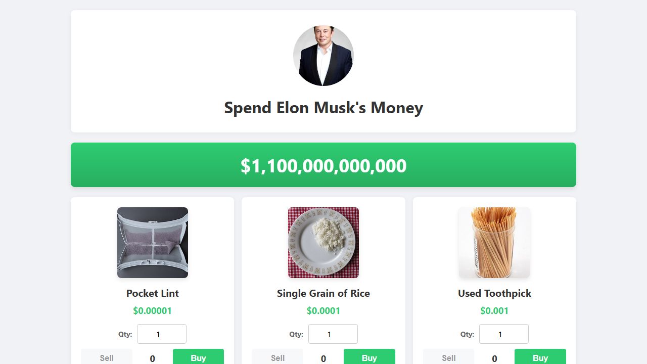 Spend Elon's Money